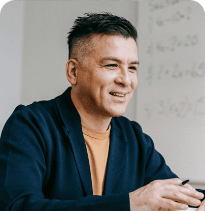 Man smiling