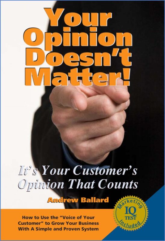 Andrew Ballard Book - Your Opinion Doesn't matter